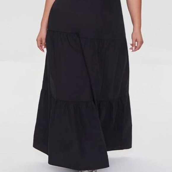 Halter Cutout Maxi Dress 1X - Picture 3 of 4